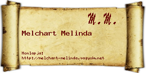 Melchart Melinda névjegykártya
